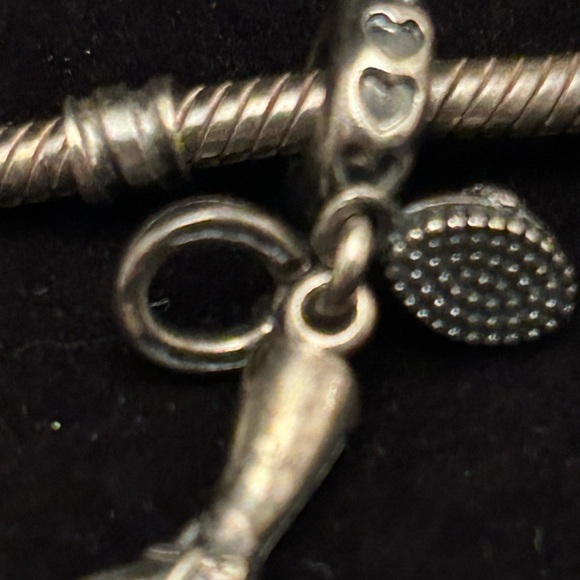 -authentic PANDORA sterling silver 925 Bracelet & 7 prices of charm - Picture 11 of 15